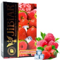 Тютюн Jibiar 50 gr Ice Strawberry Raspberry (Айс, Полуниця, Малина)
