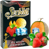 Тютюн Serbetli Ice Strawberry Melon (Айс, Диня, Полуниця)