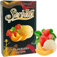 Табак Serbetli Strawberry Melon (Дыня, Клубника)