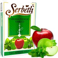 Табак Serbetli Two Apple With Mint (Двойное Яблоко, Мята) Табак Serbetli Two Apple With Mint (Двойное Яблоко, Мята)