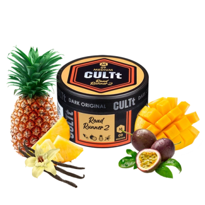 Табак CULTt М9 Mango, Passion fruit, Pineapple, Vanilla (Манго, Маракуйя, Ананас, Ваниль)