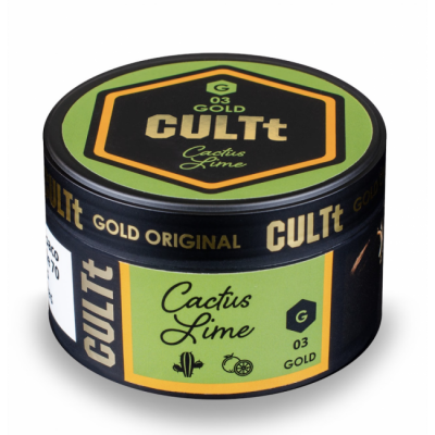 Табак CULTt Strong DS03 Cactus Lime (Лайм, Кактус) 