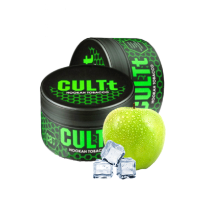 Тютюн CULTt Strong DS100 Green Apple Ice (Зелене яблуко, Айс)