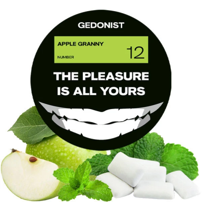 Тютюн Gedonist №12 Apple Granny (Епл Гренні) 100 г