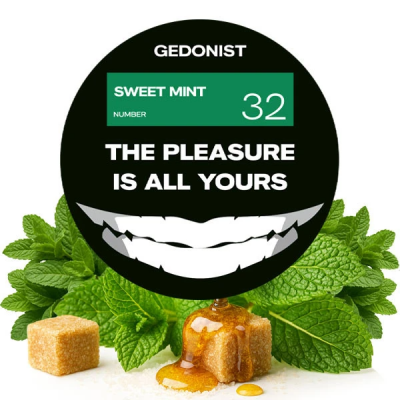 Тютюн Gedonist №32 Sweet Mint (Світ Мінт) 100 г