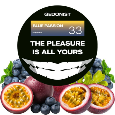 Тютюн Gedonist №33 Blue Passion (Блю Пешн) 100 г