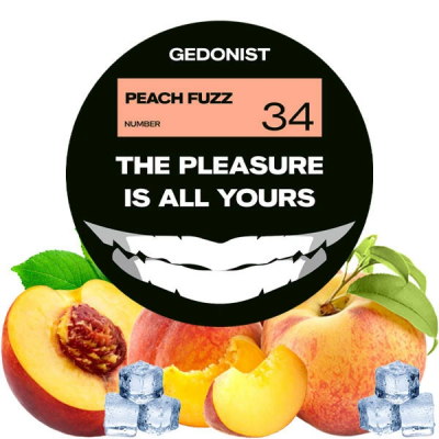Тютюн Gedonist №34 Peach Fuzz (Піч Фазз) 100 г