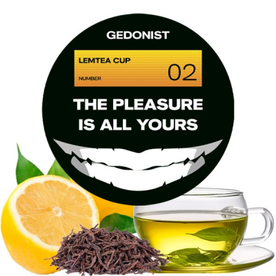 Тютюн Gedonist №02 Lemtea Cup (Лемті Кап) 100 г Тютюн Gedonist №02 Lemtea Cup (Лемті Кап) 100 г