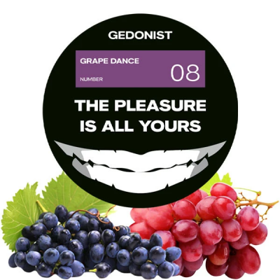 Тютюн Gedonist №08 Grape Dance (Грейп Денс) 100 г