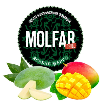Тютюн Molfar Chill Line Зелене Манго 100 г