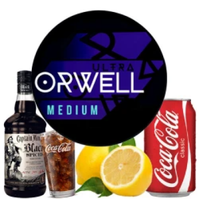 Тютюн Orwell Medium Bacardi Black (Ром, Кола) 200g