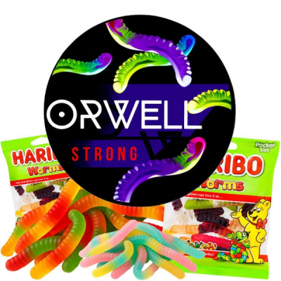 Тютюн Orwell Strong Jelly Worms (Желейні Червʼячки) 100g Тютюн Orwell Strong Jelly Worms (Желейні Червʼячки) 100g