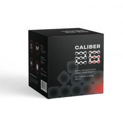 Уголь (кокосовый) Caliber 1 кг (пакет) 26 куб