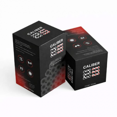 Вугілля (кокосове) Caliber 1 кг (картон) 25 куб Вугілля (кокосове) Caliber 1 кг (картон) 25 куб
