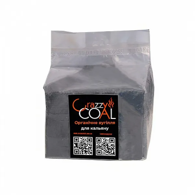 Вугілля (горіхове) Crazzy coal 0,5кг. Вугілля (горіхове) Crazzy coal 0,5кг.